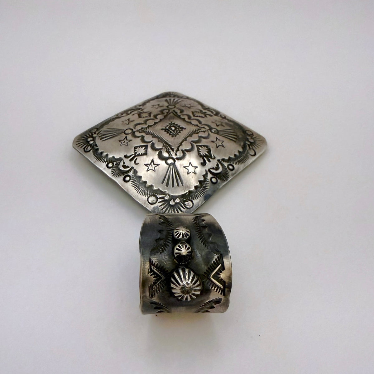 Stamped Pendant By Vincent Platero