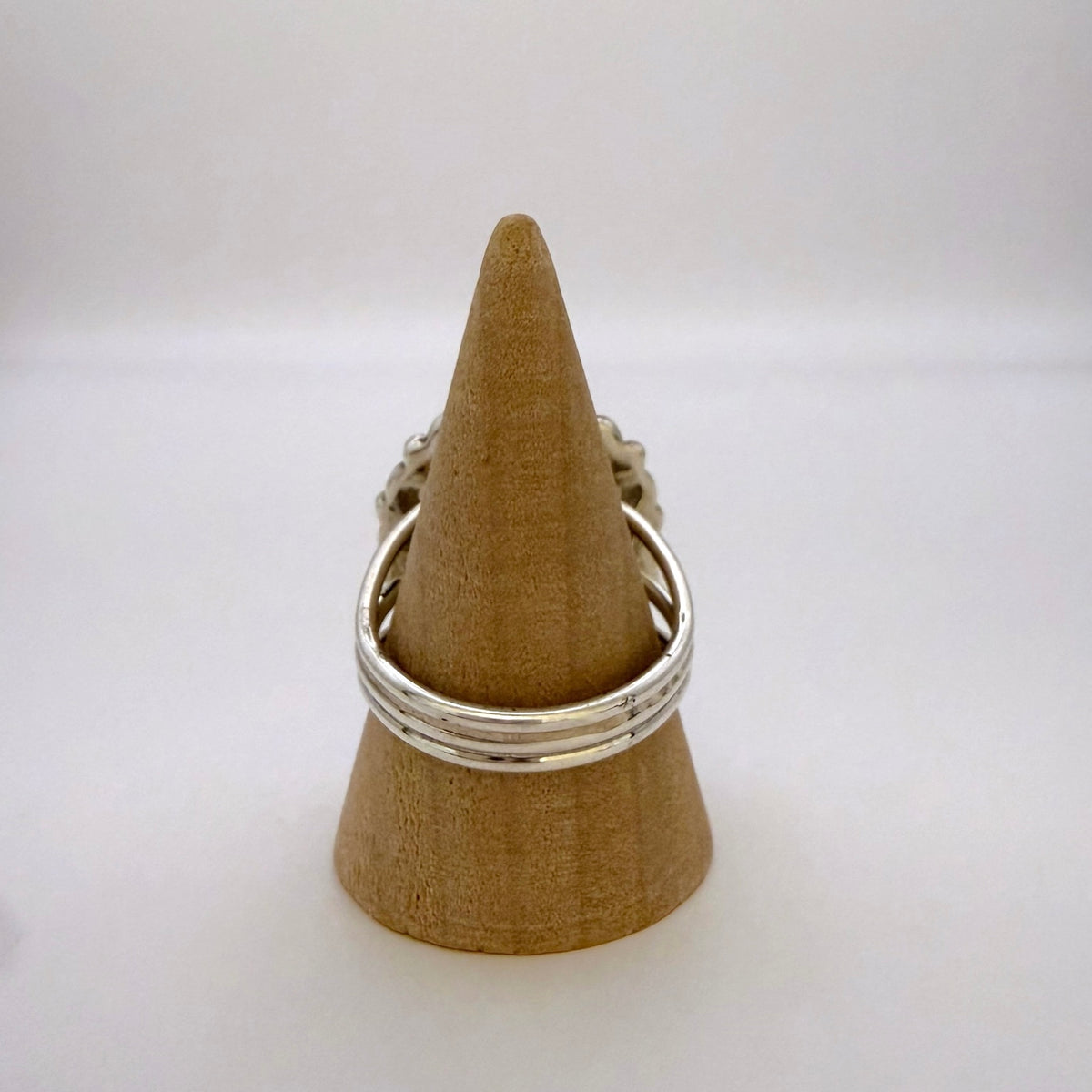 Sterling Silver Cluster Ring Size 11.5