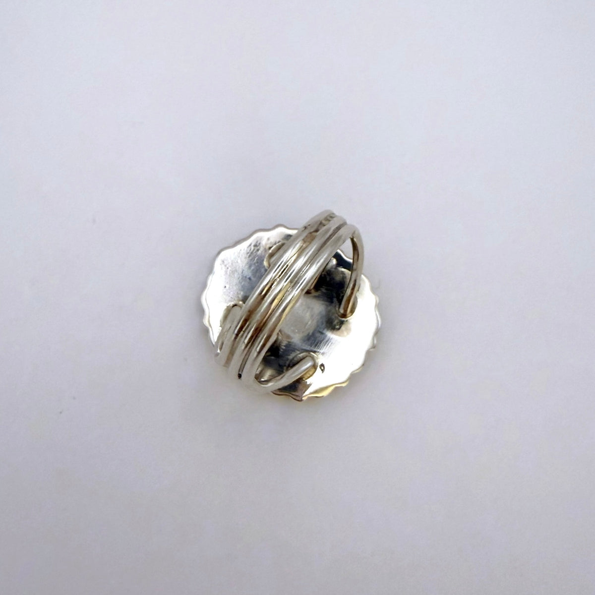 Sterling Silver Cluster Ring Size 11.5