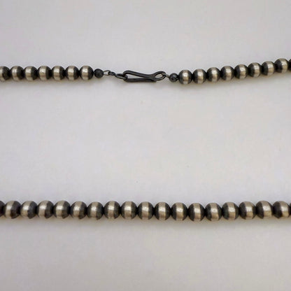 Round Navajo Pearls Necklace 5mm - 18"