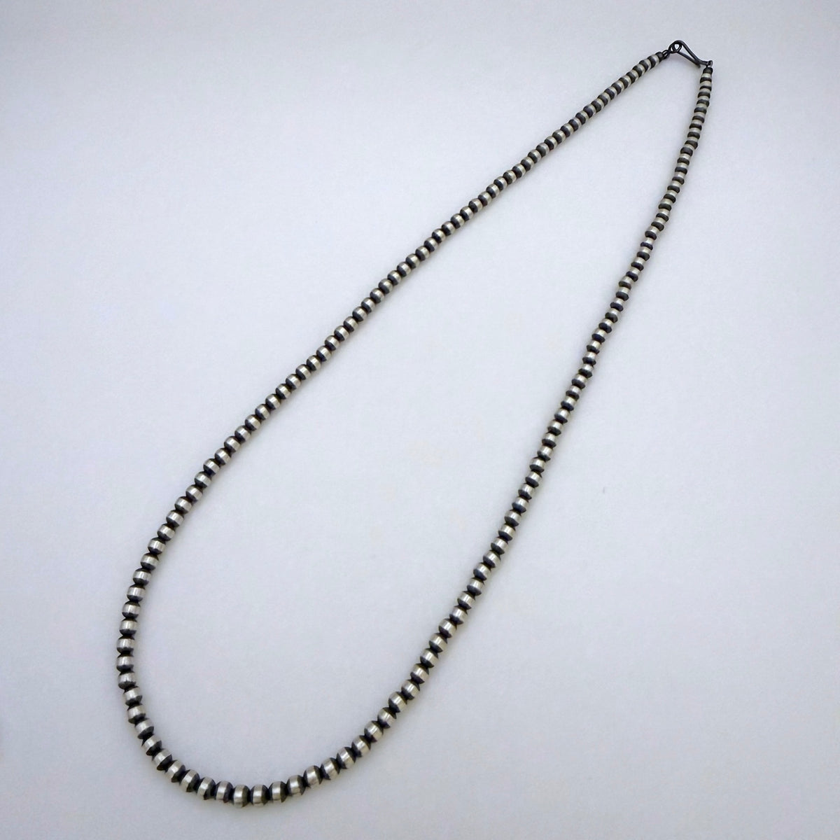 Round Navajo Pearls Necklace 4mm - 24"