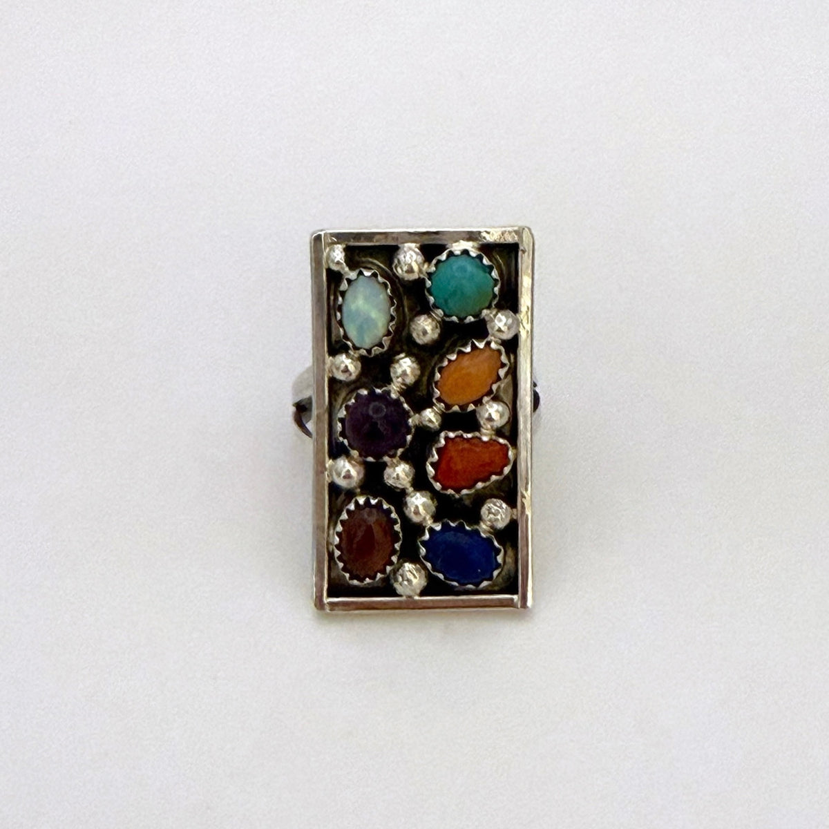 Multi Stone Ring By Harry Begay Size 8