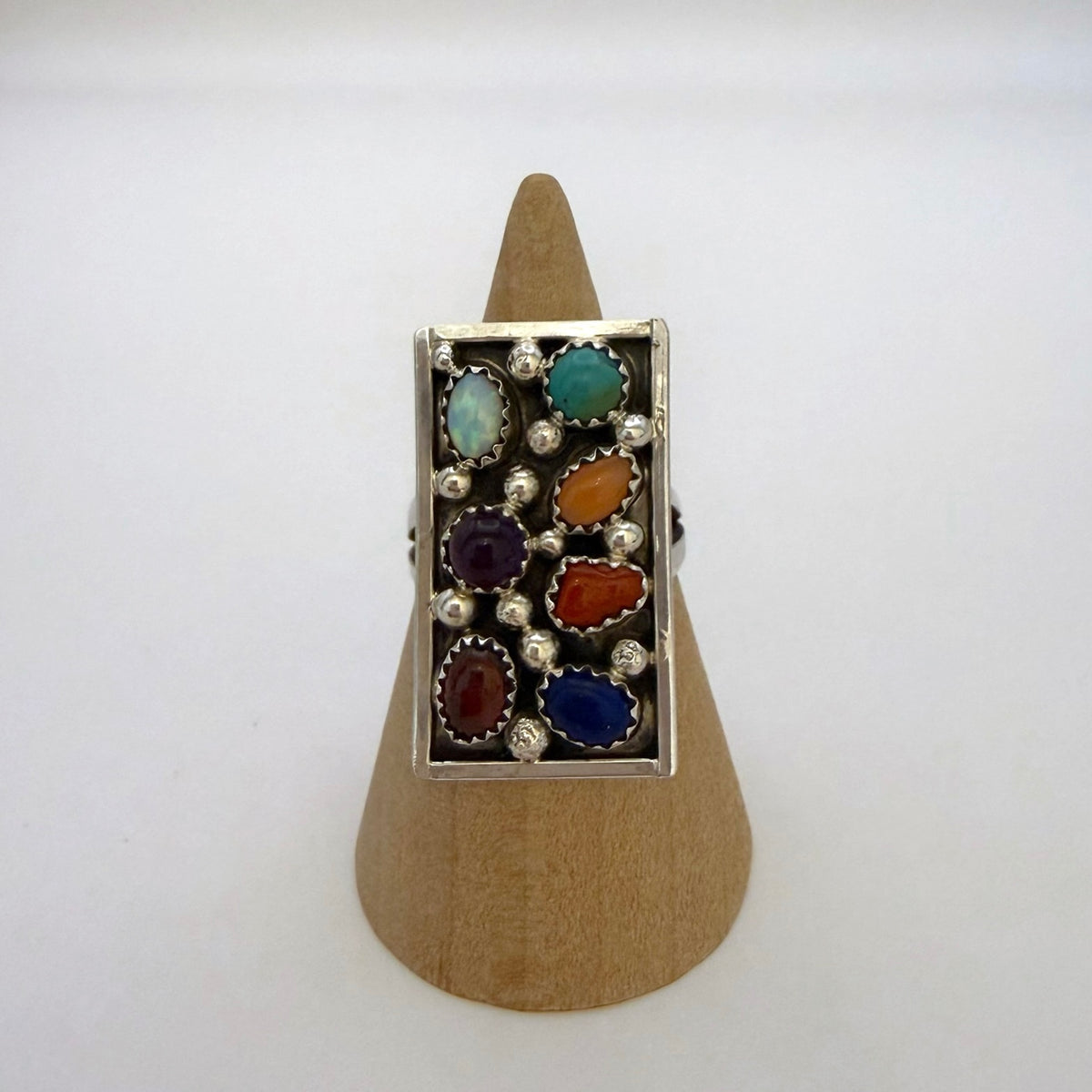 Multi Stone Ring By Harry Begay Size 8