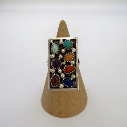 Multi Stone Ring By Harry Begay Size 8