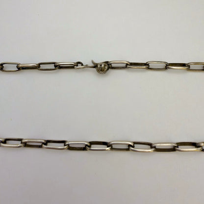 ナバホ ハンドメイド スターリングシルバーチェーン コンチョフック