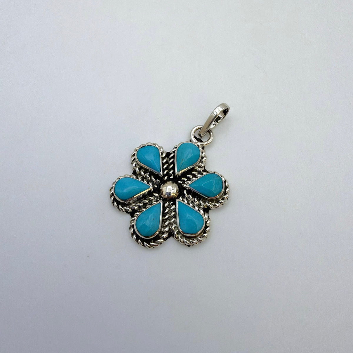 Turquoise Cluster Pendant