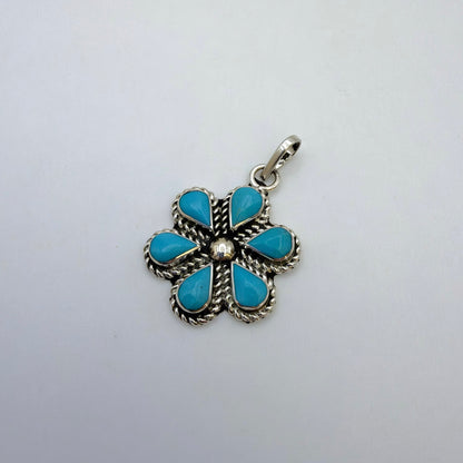 Turquoise Cluster Pendant