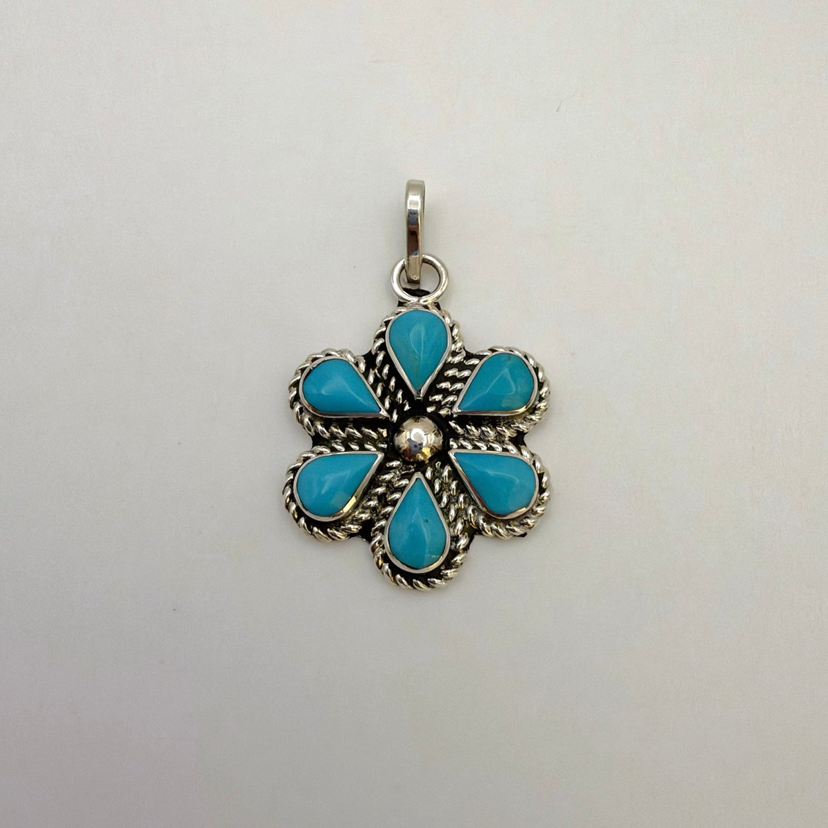 Turquoise Cluster Pendant