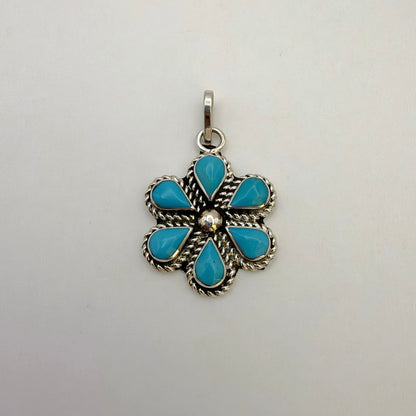Turquoise Cluster Pendant