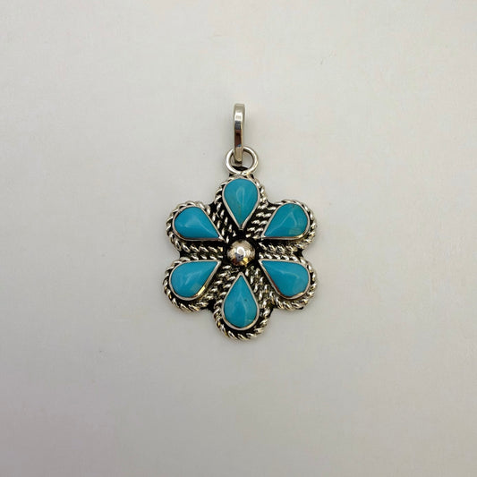 Turquoise Cluster Pendant