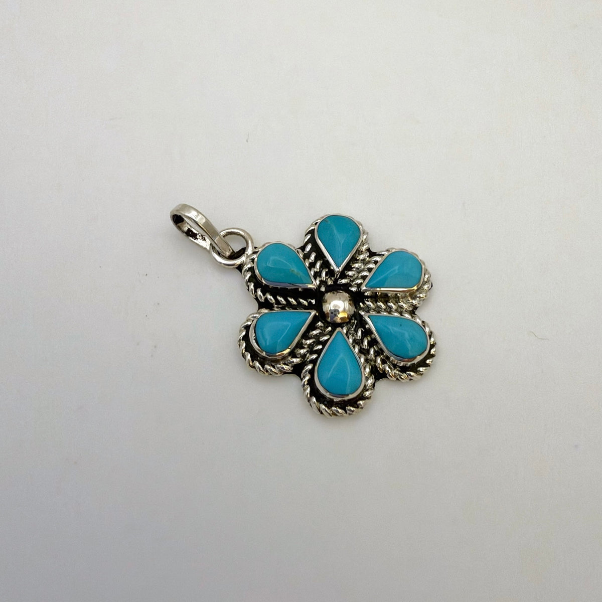Turquoise Cluster Pendant