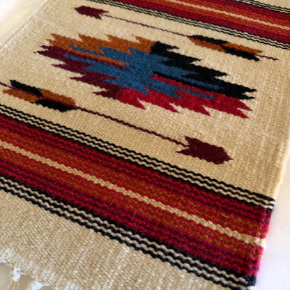 Hand Woven Southwestern Table Mat  16" x 21"