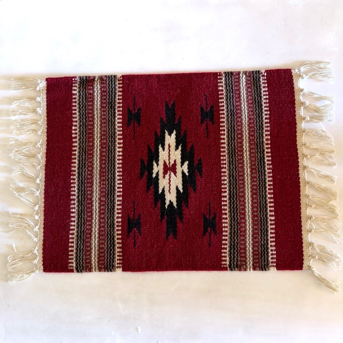 Hand Woven Southwestern Table Mat  16" x 21"