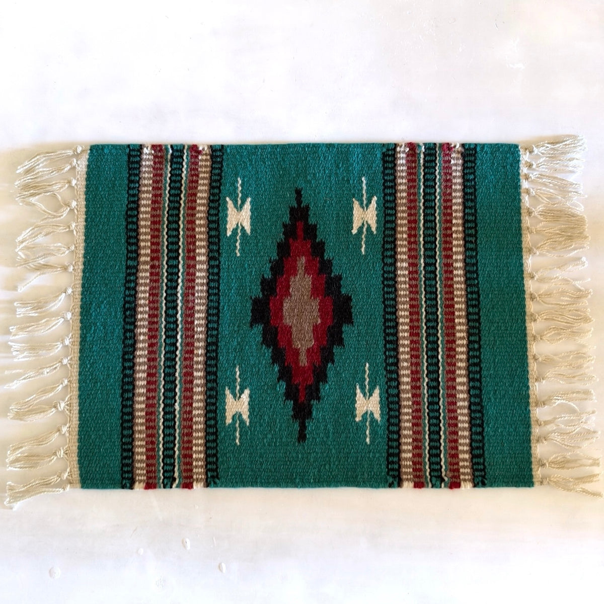 Hand Woven Southwestern Table Mat  16" x 21"