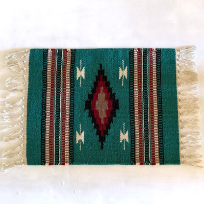 Hand Woven Southwestern Table Mat  16" x 21"