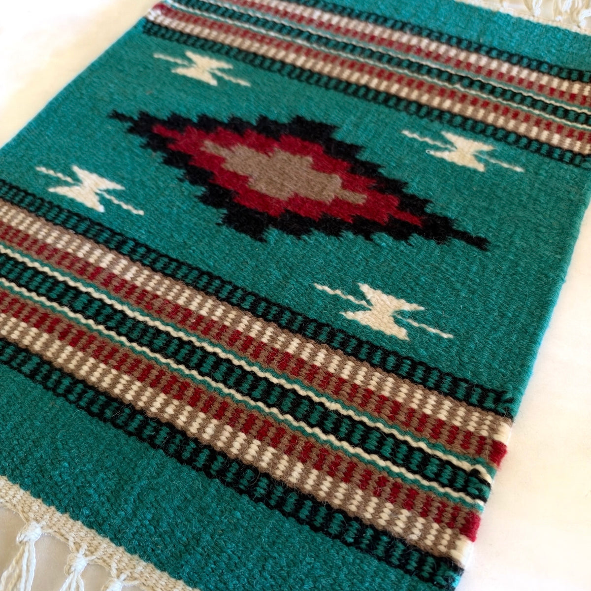 Hand Woven Southwestern Table Mat  16" x 21"