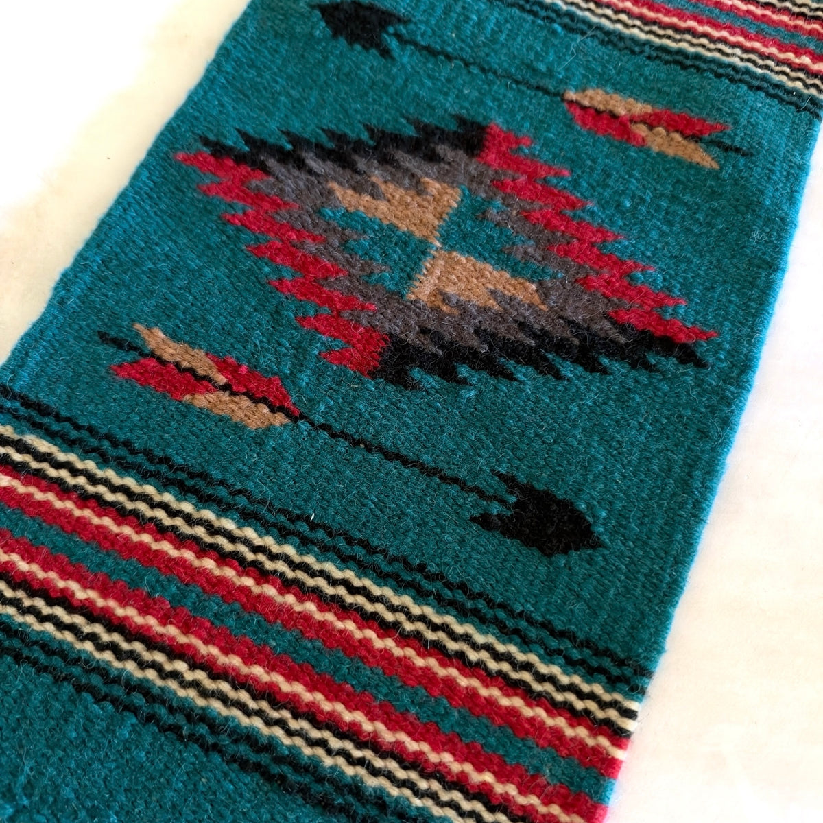 Hand Woven Southwestern Table Mat  11" x 21"