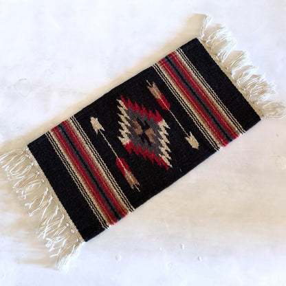 Hand Woven Southwestern Table Mat  11" x 21"