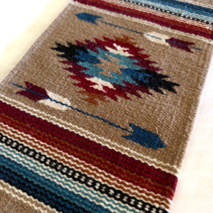 Hand Woven Southwestern Table Mat  11" x 21"