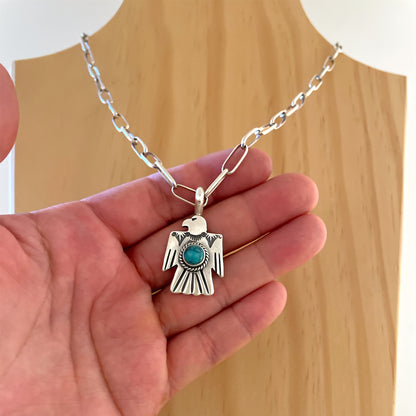 ターコイズサンダーバードペンダントトップ By Bo Reeves A