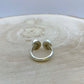 Sonoran Gold Two Stone Split Ring By Geraldine James C Size 7.5