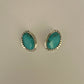 Kingman Turquoise Post Earrings