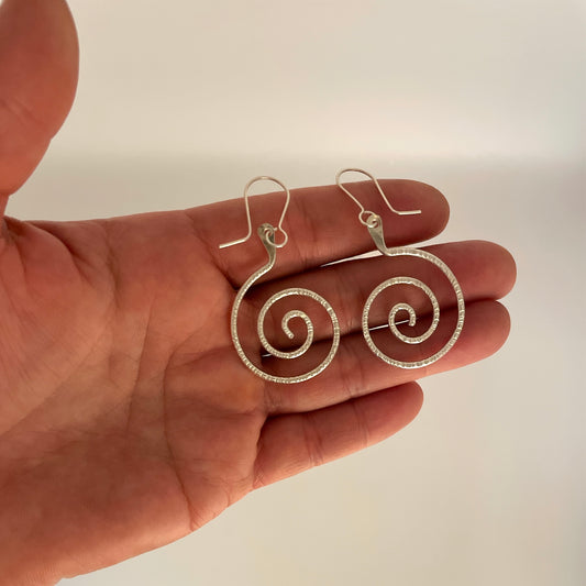 Swirl Dangle Earrings