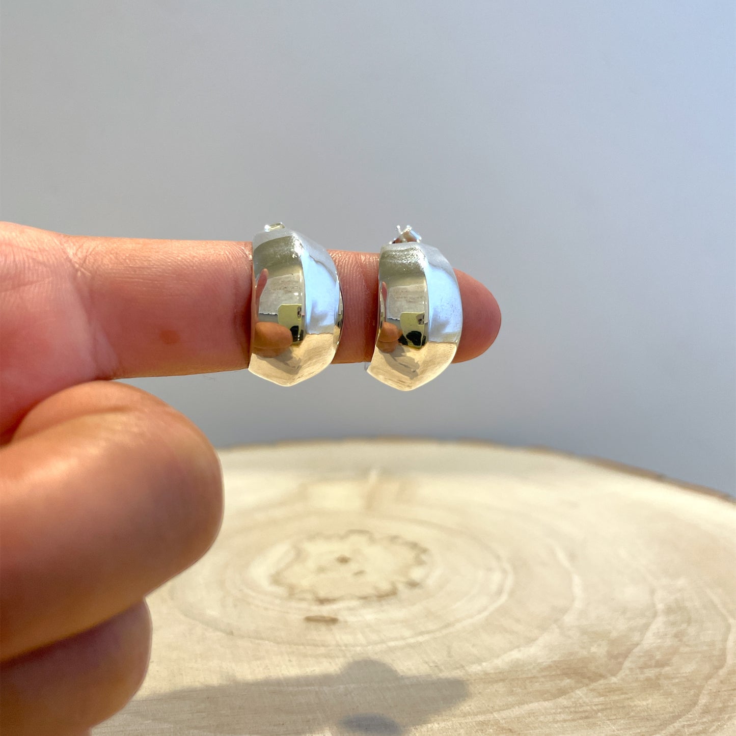 Silver Small Hoop Earrings