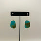 Kingman Turquoise Slab Earrings