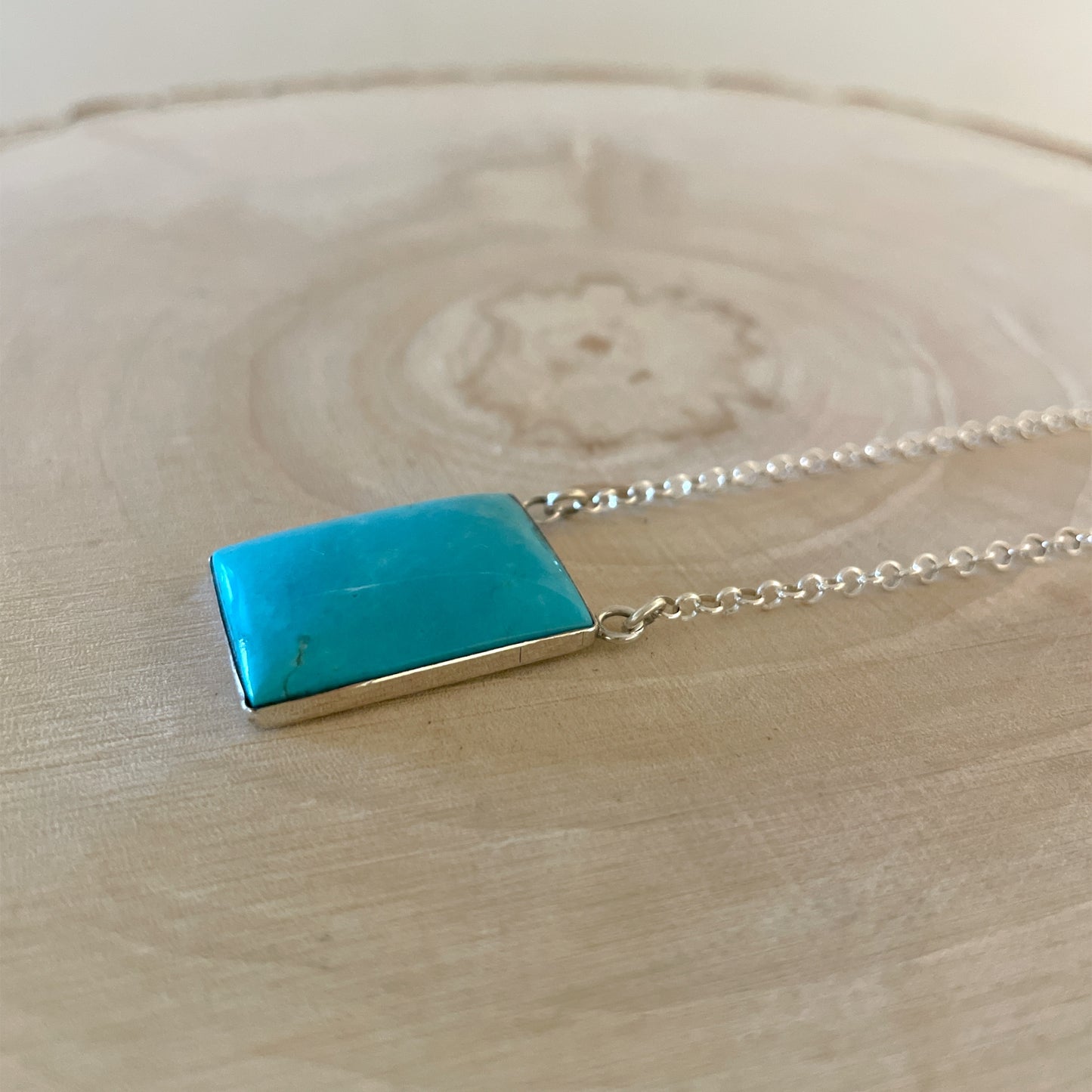 Turquoise Bar Necklace B