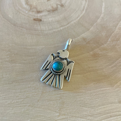 ターコイズサンダーバードペンダントトップ By Bo Reeves A