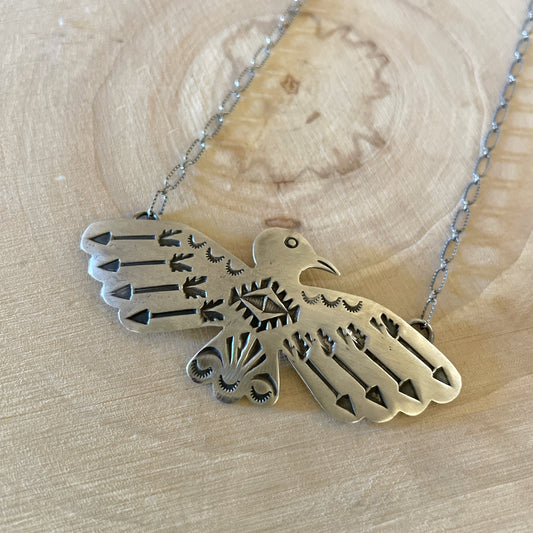 Thunderbird Necklace By Karlene Goodluck