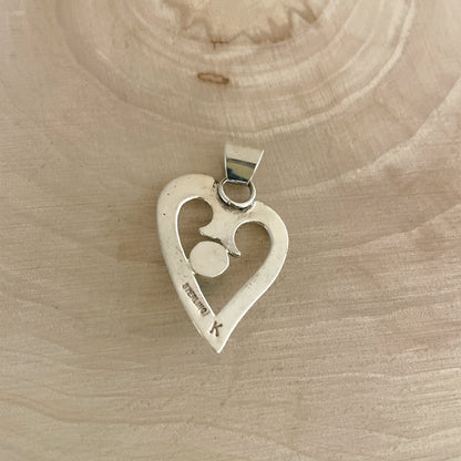 ターコイズハートペンダント