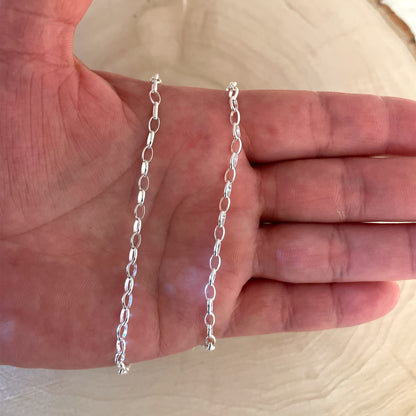 Sterling Silver Chain G 18"