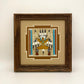 Navajo Sand Painting By Glen Nez 7" x 7"