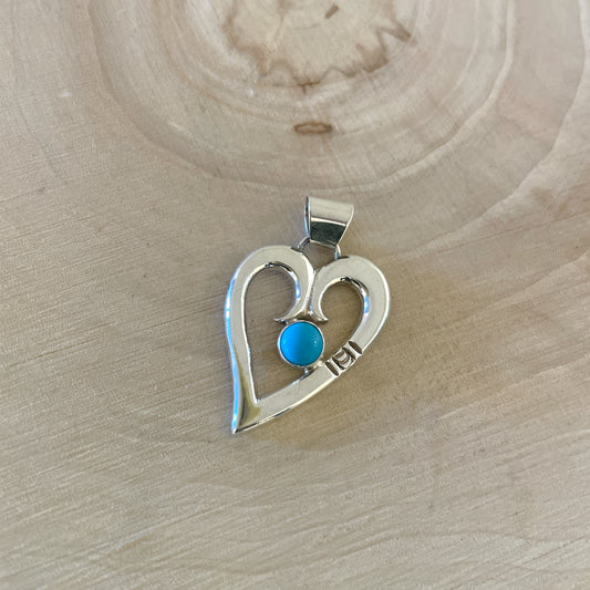 Turquoise Heart Pendant