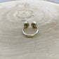 Sonoran Gold Two Stone Split Ring By Geraldine James A Size 6.75
