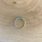 Zuni Turquoise Row Ring