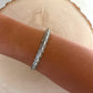 Stamped Triangle Cuff Bracelet By Bo Reeves Size 6"