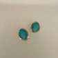 Kingman Turquoise Post Earrings