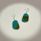 Kingman Turquoise Slab Earrings