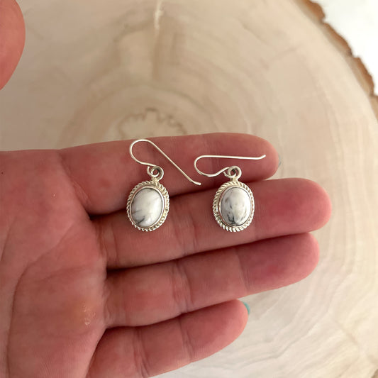 Howlite Dangle Earrings