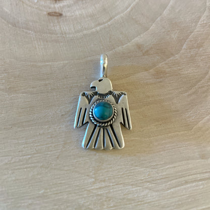 ターコイズサンダーバードペンダントトップ By Bo Reeves A