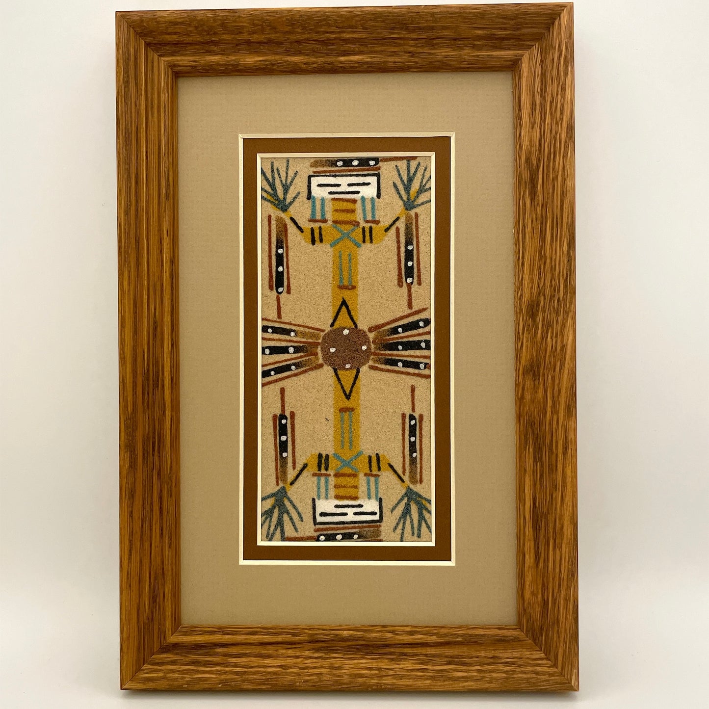 Navajo Sand Painting By Tracy Bryant 9" x 6"