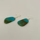 Kingman Turquoise Slab Earrings