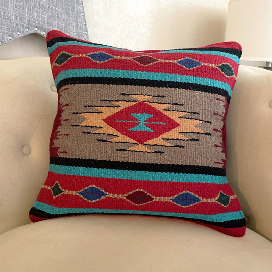 Handwoven Zapotec Pillow Cover Style 9