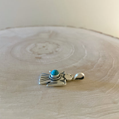 ターコイズサンダーバードペンダントトップ By Bo Reeves A