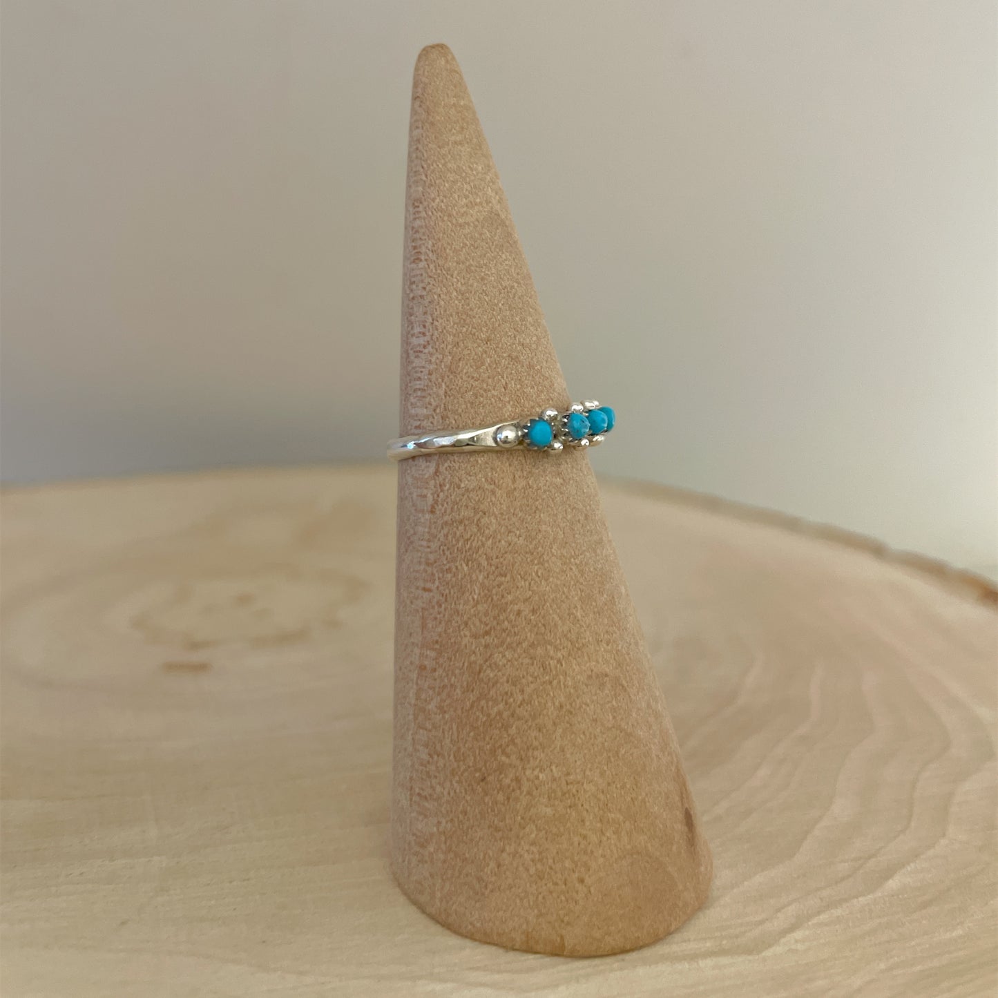Zuni Turquoise Row Ring