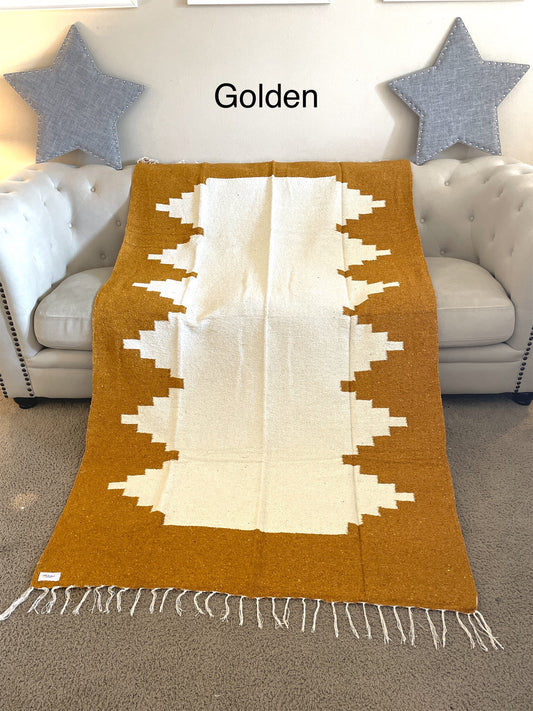 Tribal Chinanteco Blanket Golden
