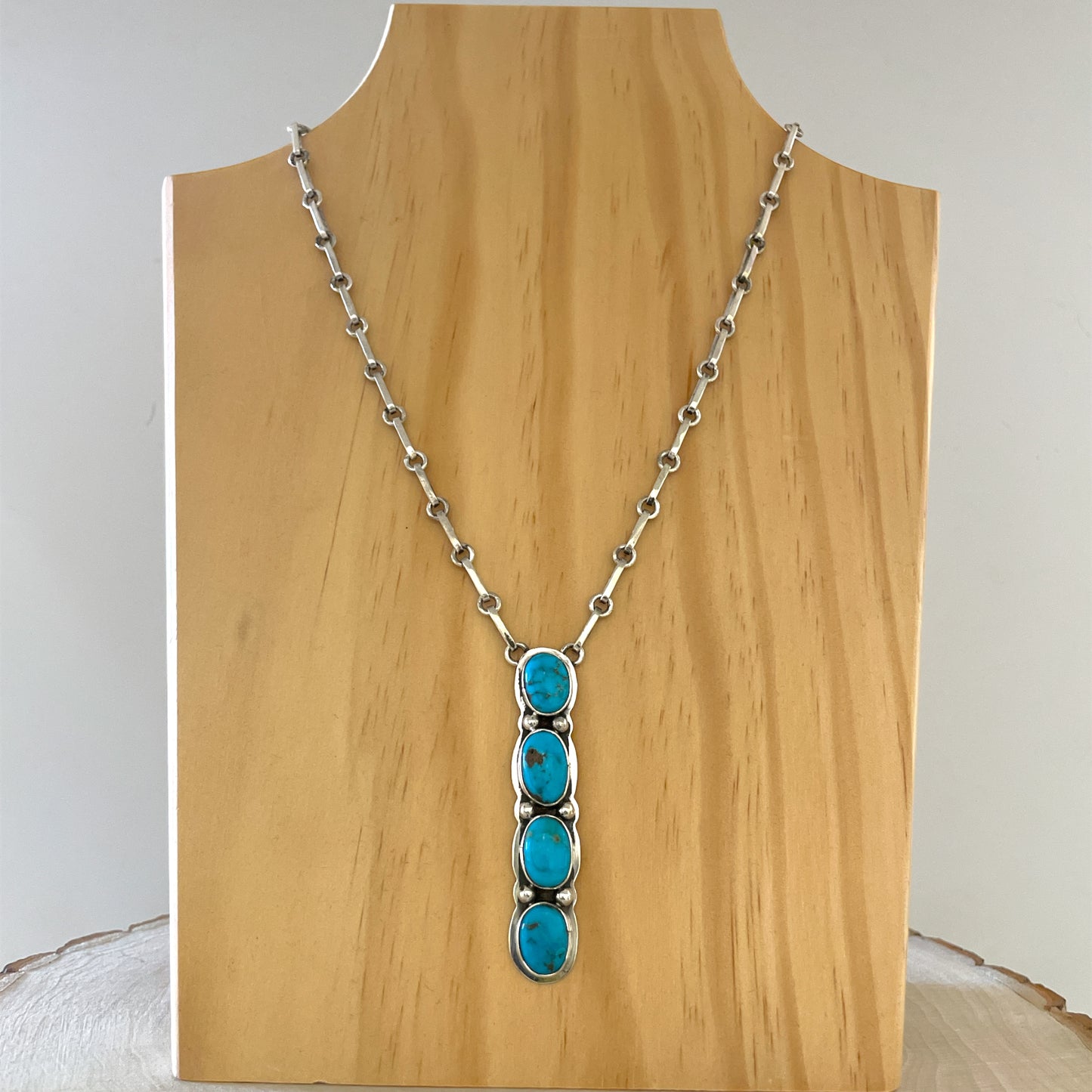 Four Turquoise Necklace By Melvin Francis B